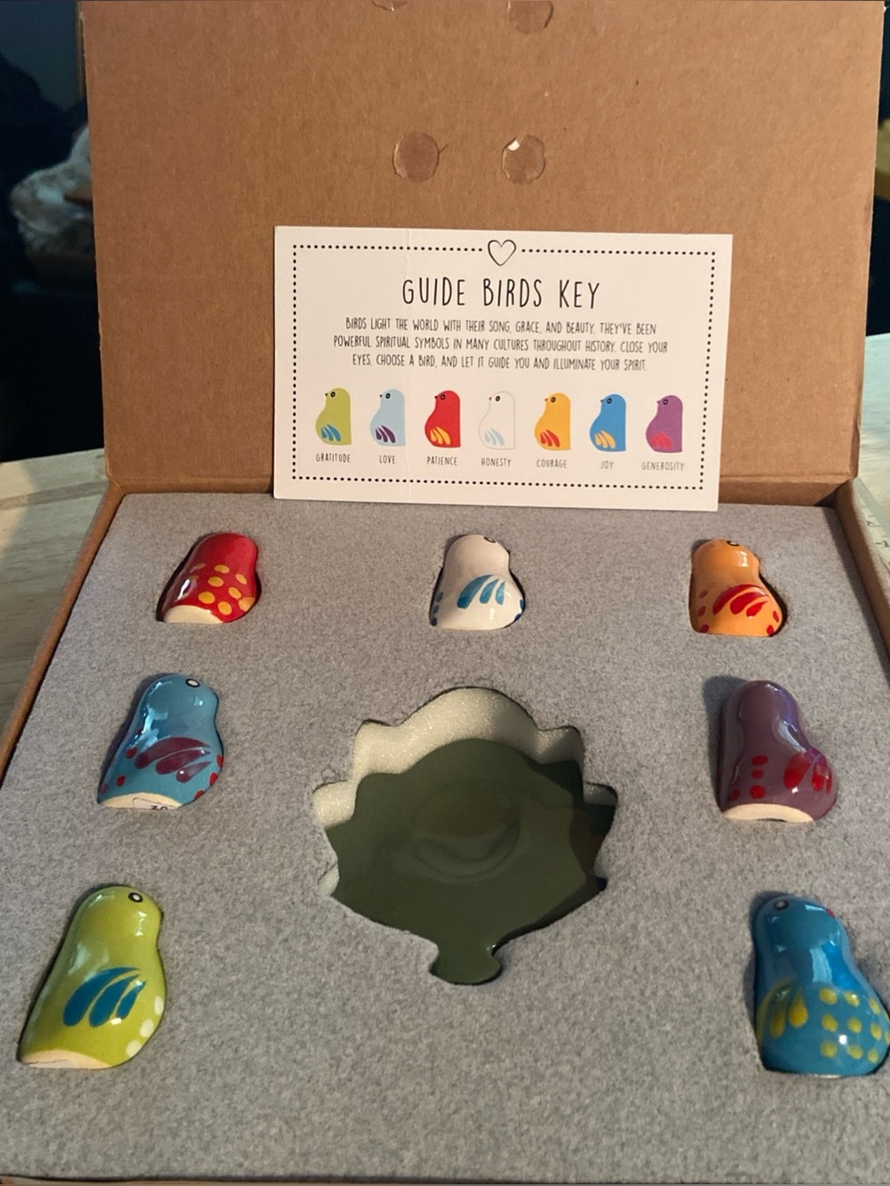 Guide Birds Key Ceramic Bird Set - Multicolor